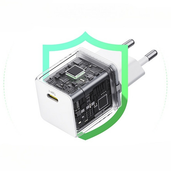 شارژر دیواری 20 وات بیسوس مدل Palm 1C به همراه کابل تبدیل USB-C