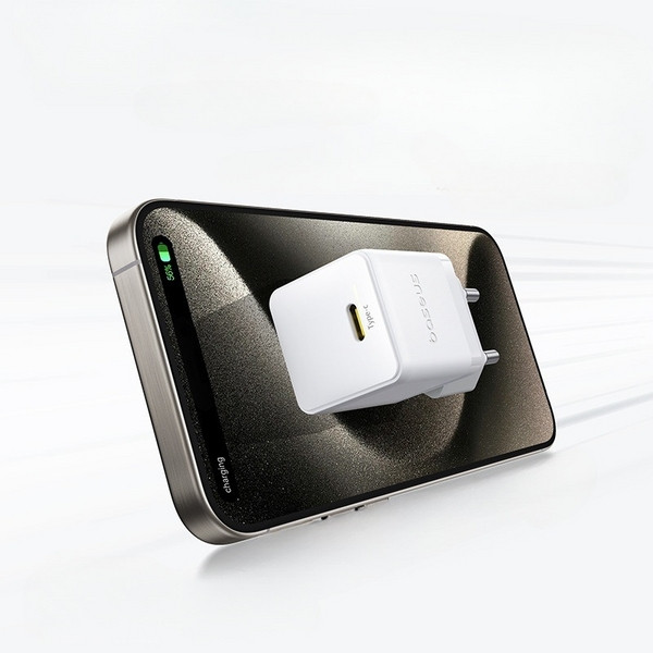 شارژر دیواری 20 وات بیسوس مدل Palm 1C به همراه کابل تبدیل USB-C