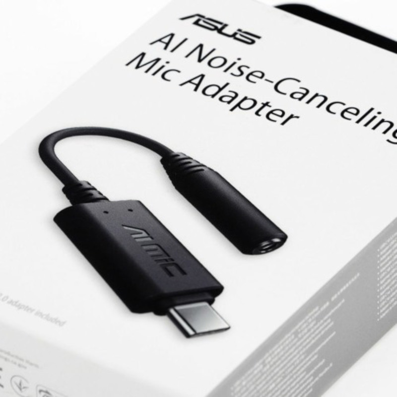 مبدل USB-C به جک 3.5 میلیمتری ایسوس مدل AI Noise Canceling