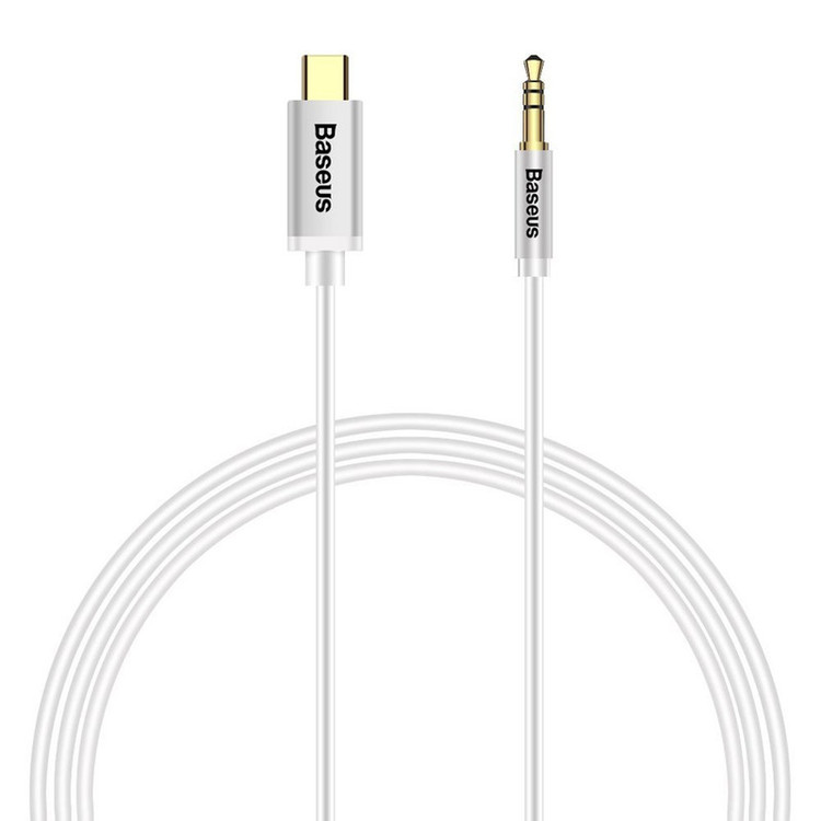 کابل انتقال صدا USB-C به جک 3.5 میلی متری باسئوس مدل M01 به طول 1.2 متر