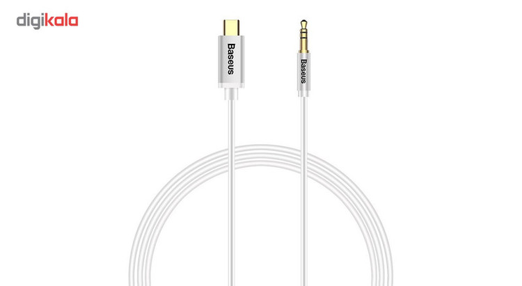 کابل انتقال صدا USB-C به جک 3.5 میلی متری باسئوس مدل M01 به طول 1.2 متر