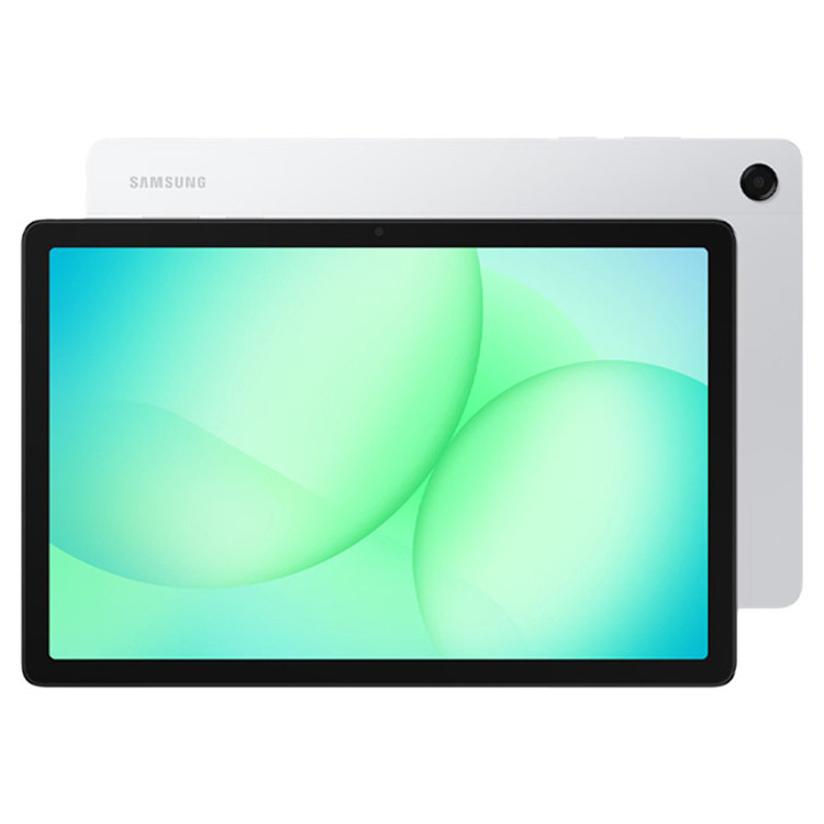 تبلت 11 اینچ سامسونگ مدل Galaxy Tab A11 Plus 5G، ظرفیت 256 گیگابایت و رم 8 گیگابایت، قابلیت پشتیبانی از سیم کارت، رزولوشن دوربین 8 مگاپیکسل، به همراه شارژر دیواری 25 وات سامسونگ مدل EP-TA800