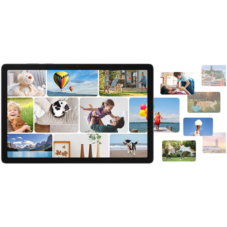 تبلت 11 اینچ سامسونگ مدل Galaxy Tab A11 Plus 5G، ظرفیت 256 گیگابایت و رم 8 گیگابایت، قابلیت پشتیبانی از سیم کارت، رزولوشن دوربین 8 مگاپیکسل، به همراه شارژر دیواری 25 وات سامسونگ مدل EP-TA800