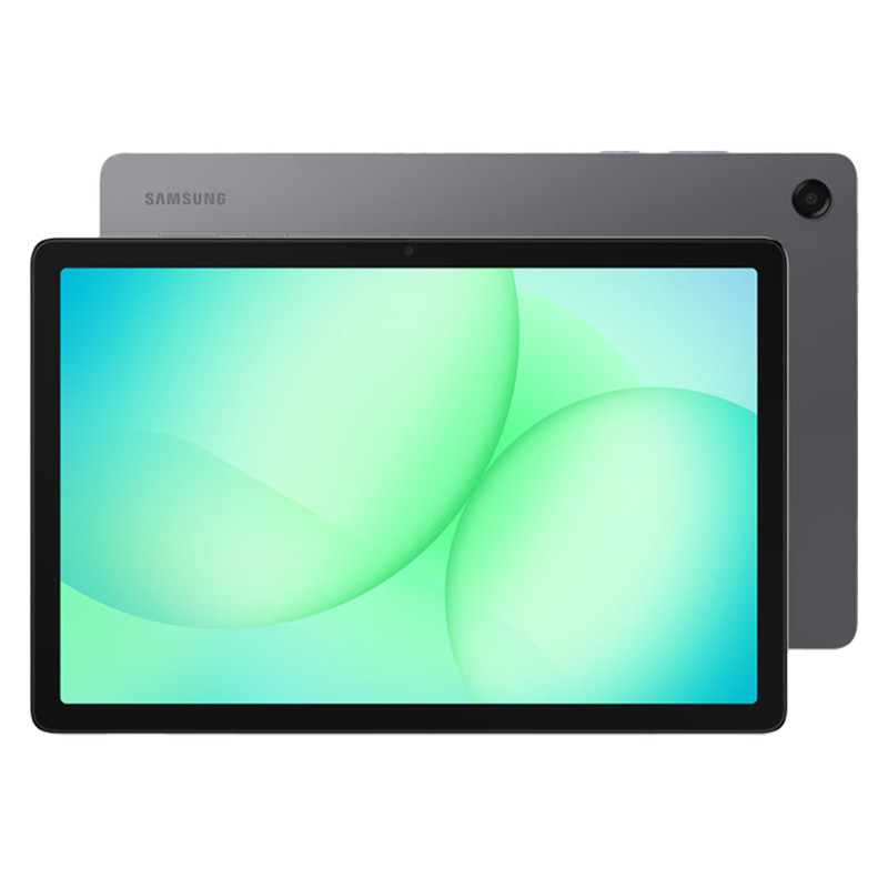 تبلت 11 اینچ سامسونگ مدل Galaxy Tab A11 Plus 5G، ظرفیت 128 گیگابایت و رم 6 گیگابایت، قابلیت پشتیبانی از سیم کارت، رزولوشن دوربین 8 مگاپیکسل، به همراه شارژر دیواری 25 وات سامسونگ مدل EP-TA800
