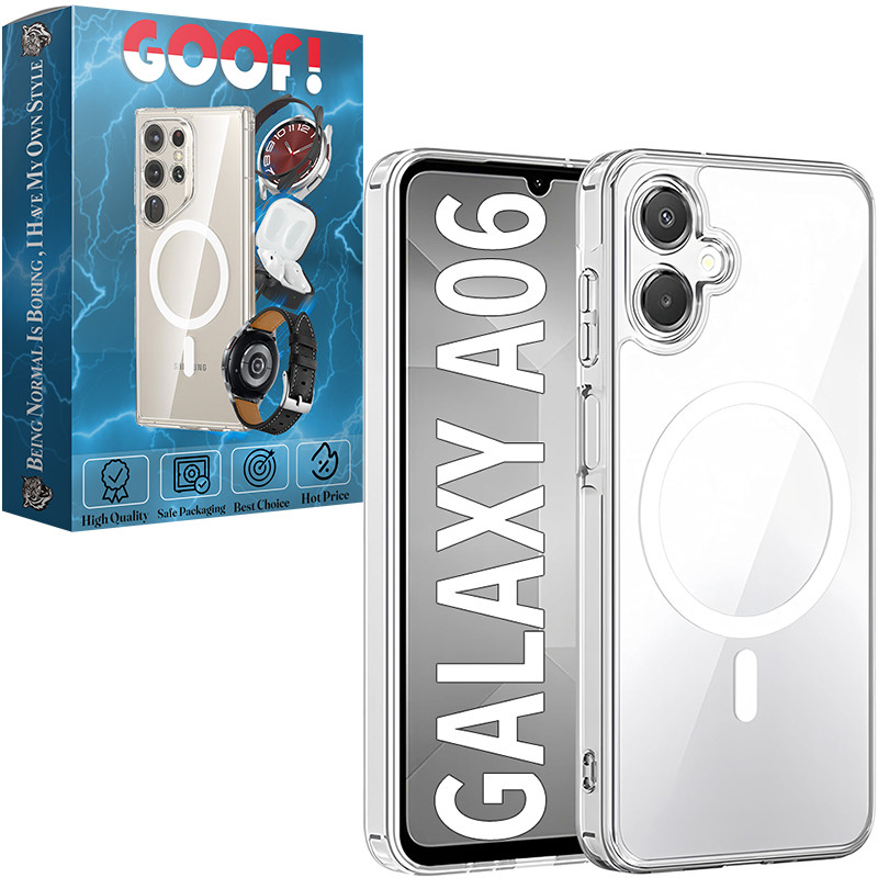 کاور گوف مدل Clear مناسب برای گوشی موبایل سامسونگ Galaxy A06