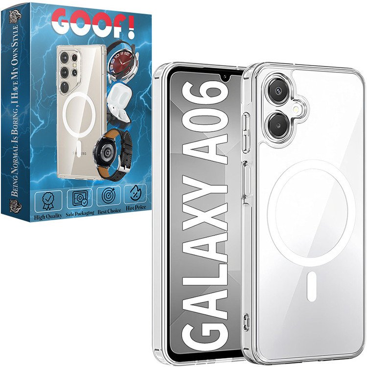 کاور گوف مدل Clear مناسب برای گوشی موبایل سامسونگ Galaxy A06