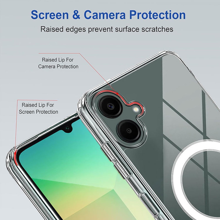 کاور گوف مدل Clear مناسب برای گوشی موبایل سامسونگ Galaxy A06