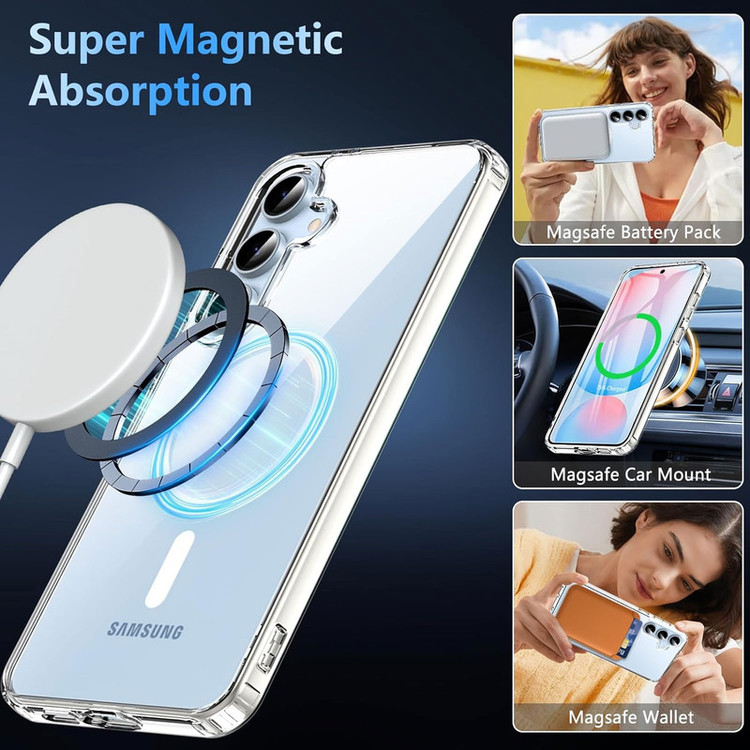 کاور گوف مدل Clear مناسب برای گوشی موبایل سامسونگ Galaxy S25 FE