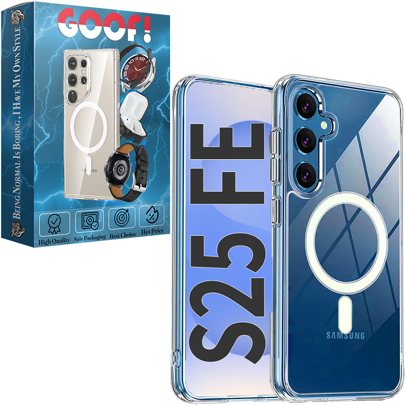 کاور گوف مدل Clear مناسب برای گوشی موبایل سامسونگ Galaxy S25 FE