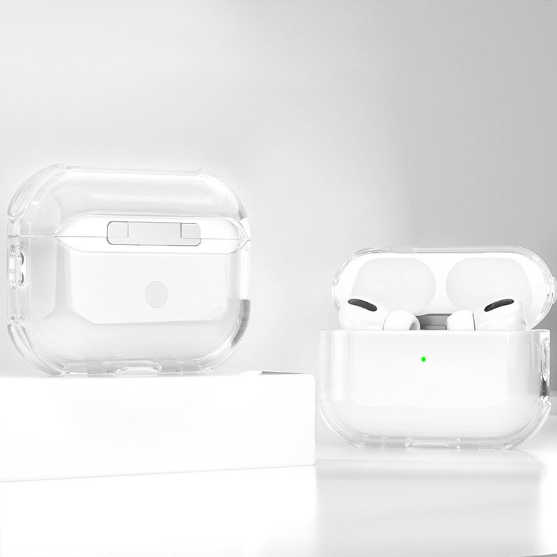 کاور گوف مدل Clear Air Bag مناسب برای کیس اپل Airpods Pro 3 به همراه آویز