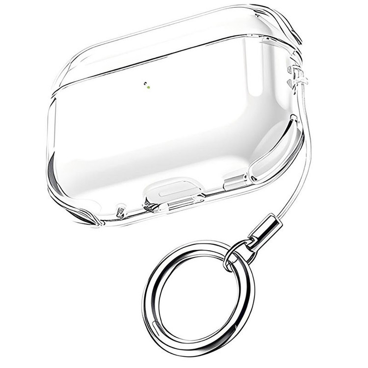کاور گوف مدل Clear Air Bag مناسب برای کیس اپل Airpods Pro 3 به همراه آویز