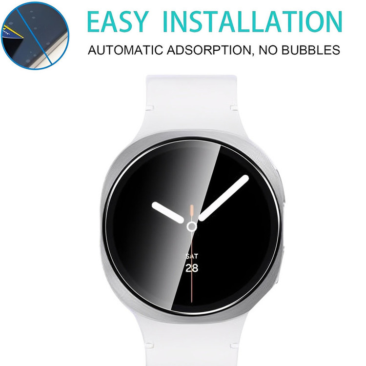 محافظ صفحه نمایش گوف مدل Tempered Glass مناسب برای ساعت هوشمند سامسونگ Galaxy Watch 8 40mm بسته سه عددی