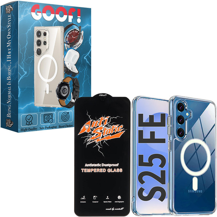 کاور گوف مدل Special Protect مناسب برای گوشی موبایل سامسونگ Galaxy S25 FE به همراه محافظ صفحه نمایش
