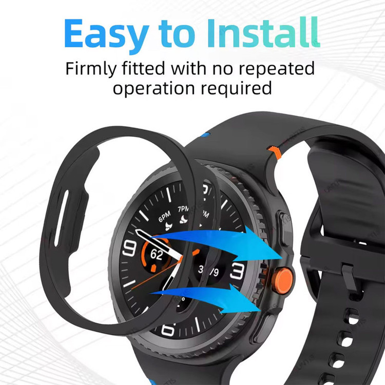 کاور گوف مدل Hollow PC مناسب برای ساعت هوشمند سامسونگ Galaxy Watch 8 44mm