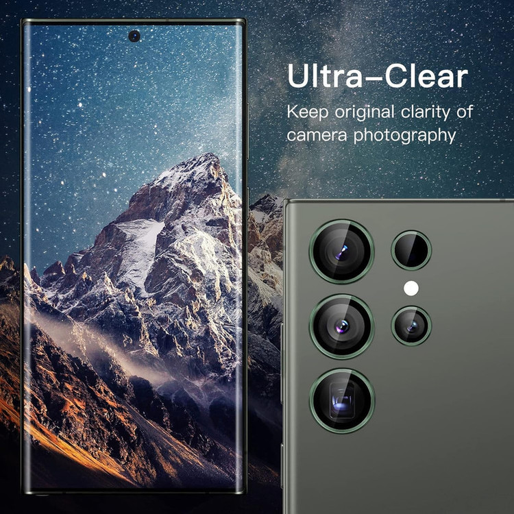 محافظ لنز دوربین گوف مدل Ring Metal مناسب برای گوشی موبایل سامسونگ Galaxy S23 Ultra