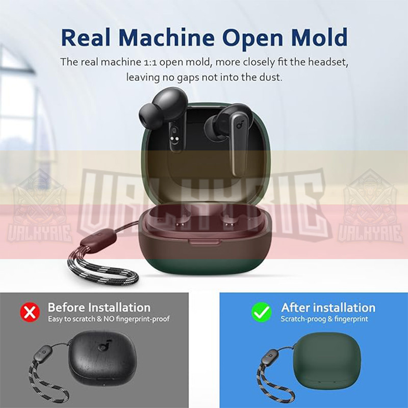 کاور والکری مدل Silicon Cover مناسب برای کیس هدفون بی سیم انکر Soundcore R50i
