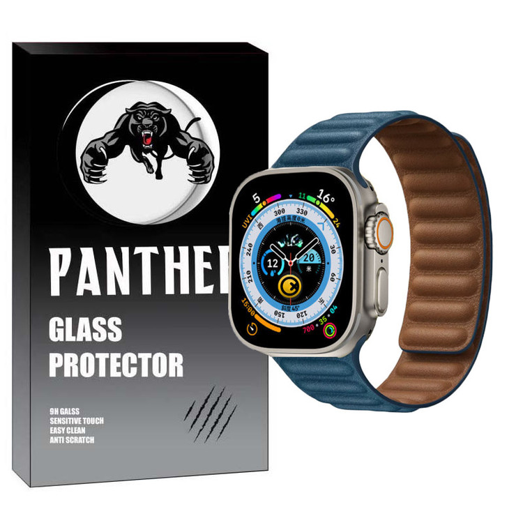 بند پنتر مدل Magnetic Leather 2C Link مناسب برای اپل واچ سری 1/2/3/4/5/6/7/8/9/ SE / ULTRA / ULTRA 2 سایز 42/44/45/49 میلی متری