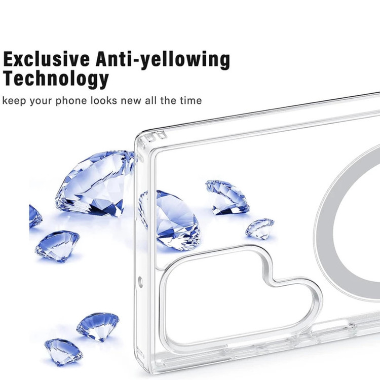 کاور مدل clear magsafe کد 25 مناسب برای گوشی موبایل سامسونگ GALAXY S23 ULTRA