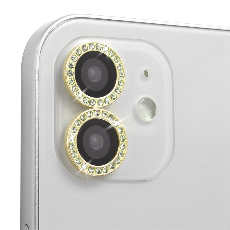 محافظ لنز دوربین گوف مدل رینگی نگین دار مناسب برای گوشی موبایل اپل iPhone 12 / 12 Mini