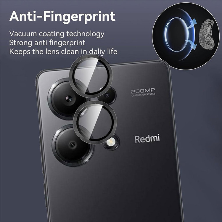 محافظ لنز دوربین گوف مدل Ring Metal مناسب برای گوشی موبایل شیائومی Poco M7 Pro