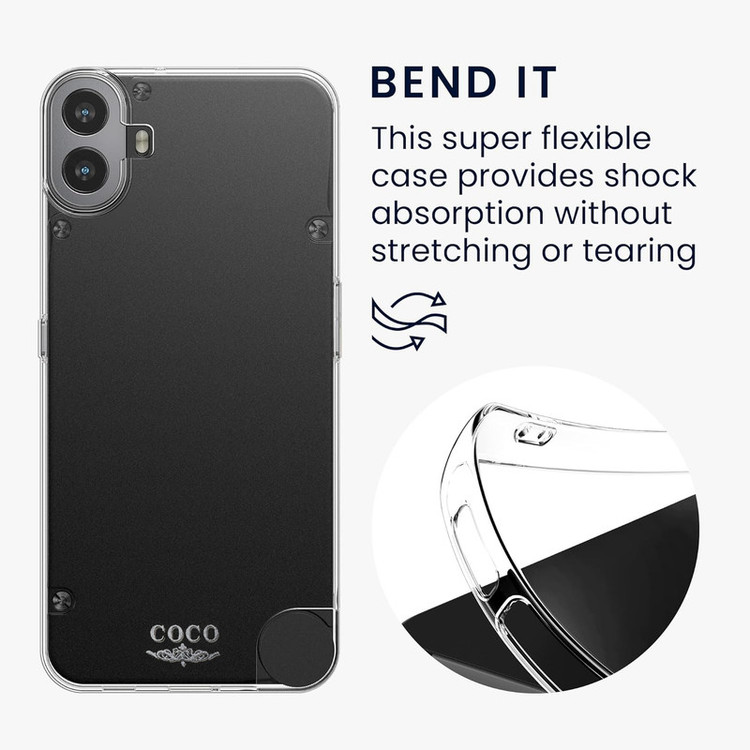 کاور گوف مدل Clear مناسب برای گوشی موبایل ناتینگ CMF Phone 1