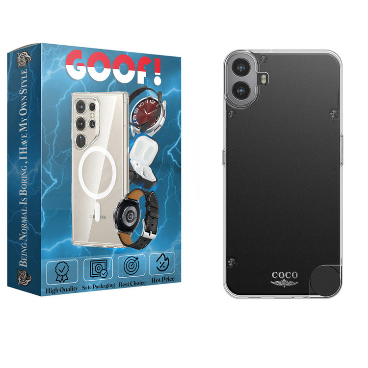 کاور گوف مدل Clear مناسب برای گوشی موبایل ناتینگ CMF Phone 1