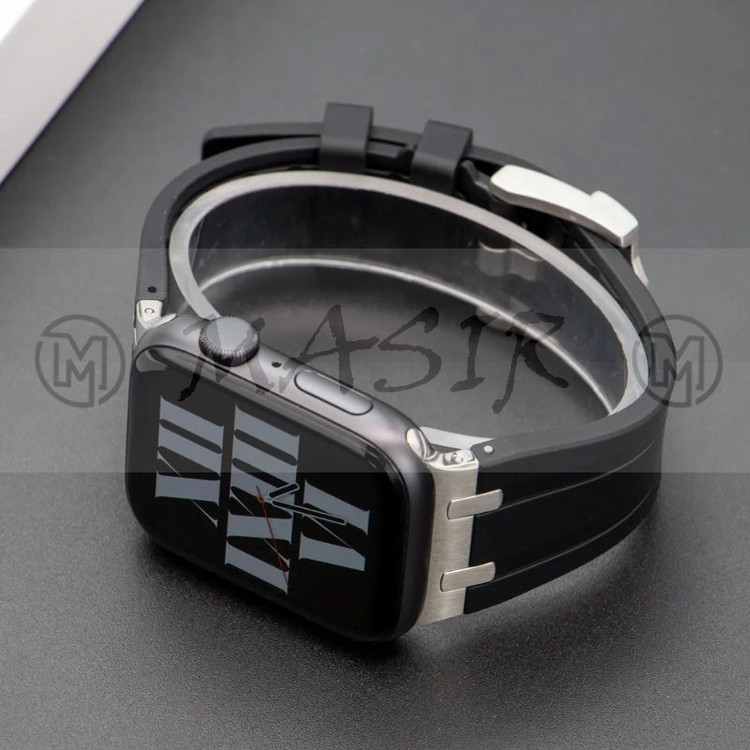 بند مسیر مدل Bracelet Sport Silicone Strap مناسب برای اپل واچ سری 1/2/3/4/5/6/7/8/9/ SE / ULTRA / ULTRA 2 سایز 42/44/45/49 میلی متری