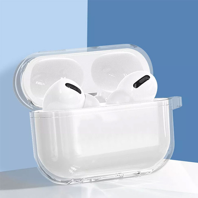 کاور گوف مدل Clear Case مناسب برای کیس Airpods Pro 3 به همراه آویز
