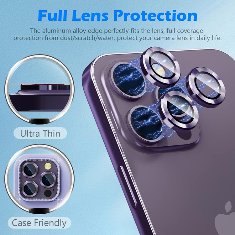 محافظ لنز دوربین گوف مدل رینگی مناسب برای گوشی موبایل اپل iPhone 16 Pro Max