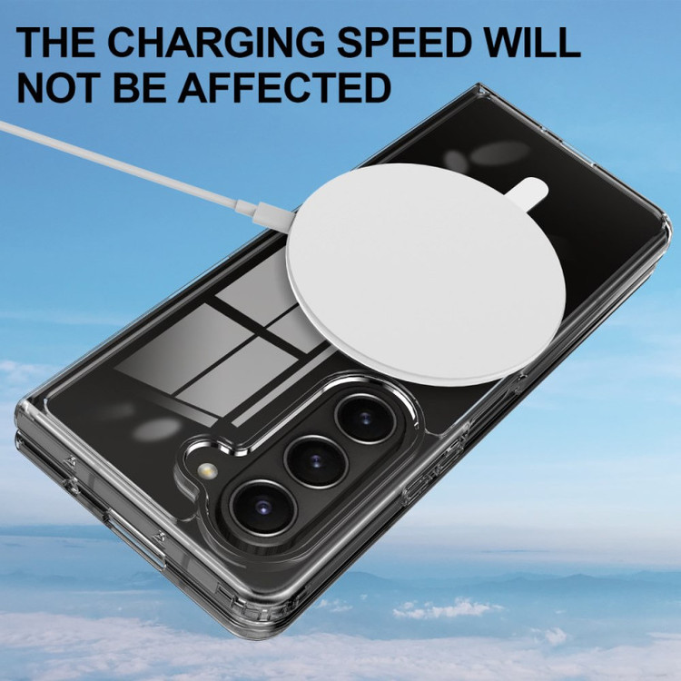 کاور گوف مدل Clear Magnetic مناسب برای گوشی موبایل سامسونگ Galaxy Z Fold 6