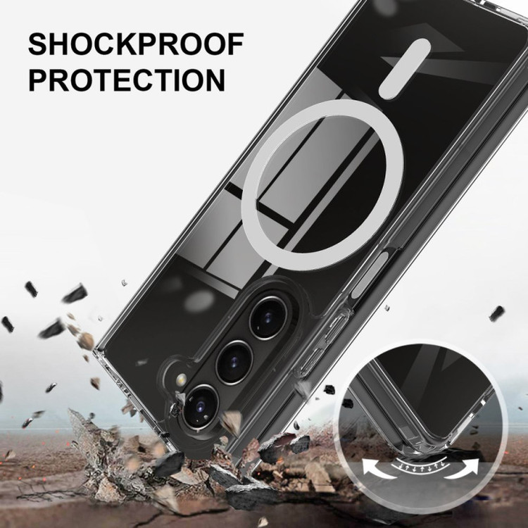 کاور گوف مدل Clear Magnetic مناسب برای گوشی موبایل سامسونگ Galaxy Z Fold 6