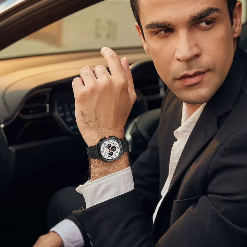 بند مسیر مدل 3bead Clasp Stainless مناسب برای ساعت هوشمند سامسونگ Galaxy Watch Ultra 47mm