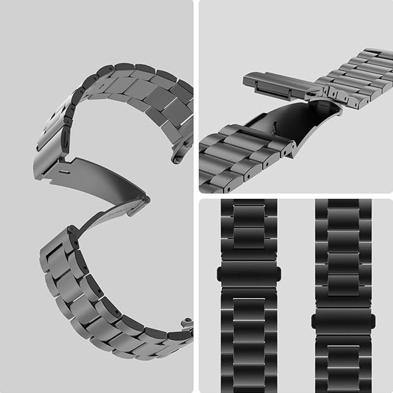 بند مسیر مدل 3bead Clasp Stainless مناسب برای ساعت هوشمند سامسونگ Galaxy Watch Ultra 47mm