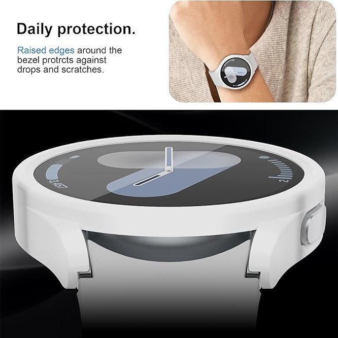 کاور گوف مدل Protector-GL مناسب برای ساعت هوشمند سامسونگ Galaxy Watch 7 44mm به همراه محافظ صفحه نمایش