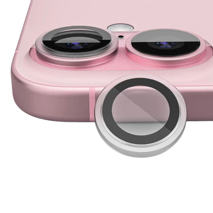 محافظ لنز دوربین گوف مدل Ring Metal مناسب برای گوشی موبایل اپل iPhone 16 / 16 Plus