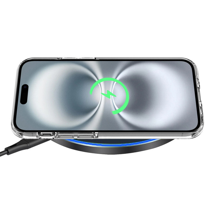 کاور گوف مدل Clear Glass مناسب برای گوشی موبایل اپل iPhone 16 به همراه محافظ صفحه نمایش