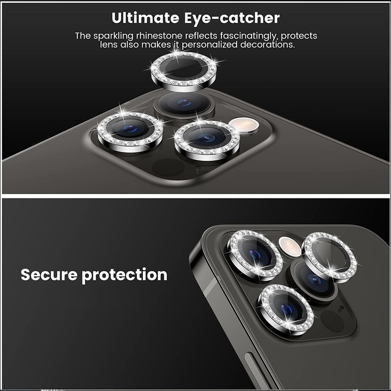 محافظ لنز دوربین گوف مدل Diamond Ring مناسب برای گوشی موبایل اپل iPhone 12 Pro Max