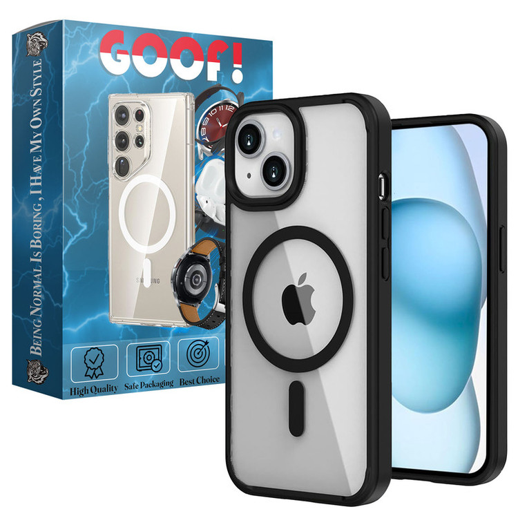 کاور گوف مدل Clear Magnetic-B مناسب برای گوشی موبایل اپل IPHONE 15