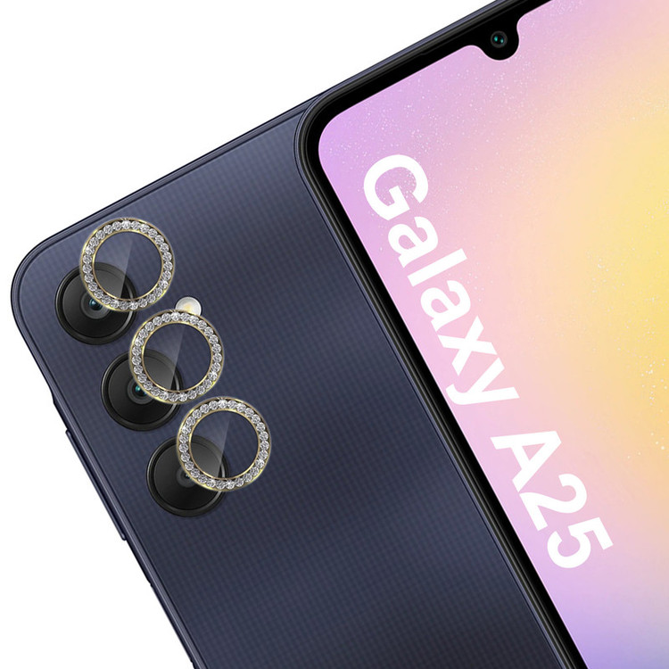 محافظ لنز دوربین گوف مدل Diamond مناسب برای گوشی موبایل سامسونگ Galaxy A25