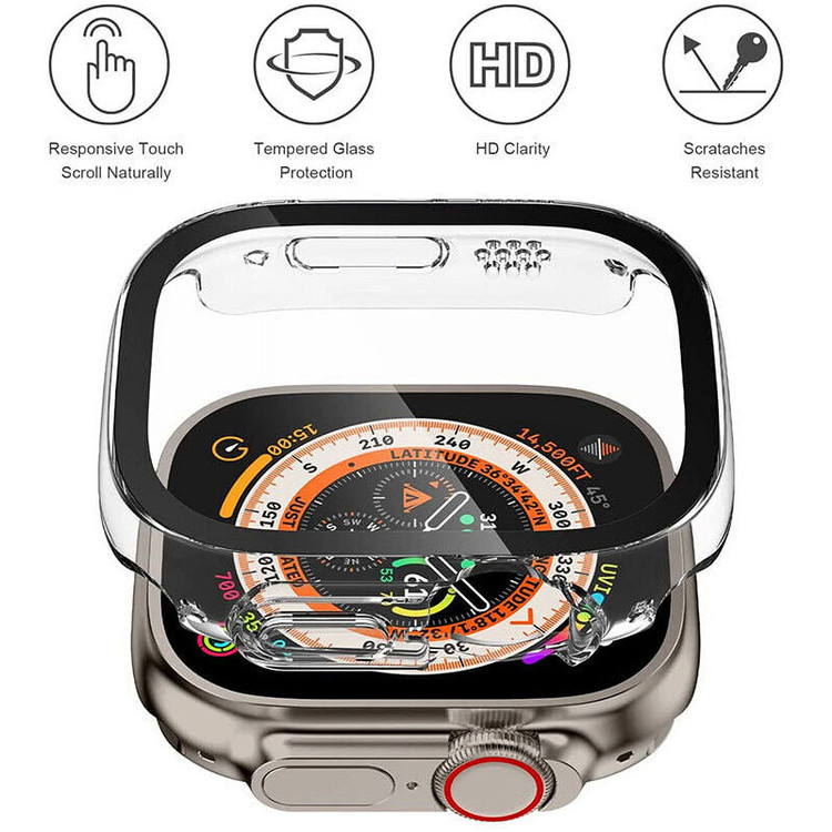 کاور مسیر مدل CWG مناسب برای ساعت هوشمند اپل واچ Ultra 49mm / Ultra 2 49mm به همراه محافظ صفحه نمایش