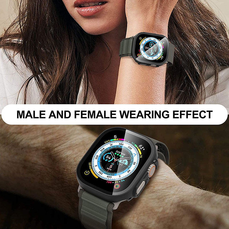 کاور مسیر مدل CWG مناسب برای ساعت هوشمند اپل واچ Ultra 49mm / Ultra 2 49mm به همراه محافظ صفحه نمایش
