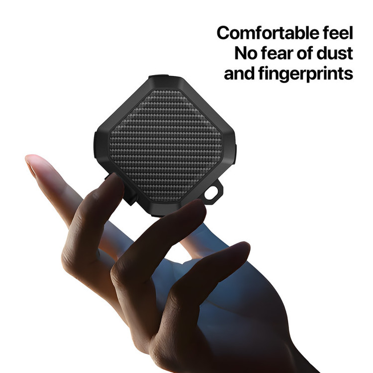 کاور گوف مدل Eggshell Carbon مناسب برای کیس هدفون سامسونگ Galaxy Buds Live