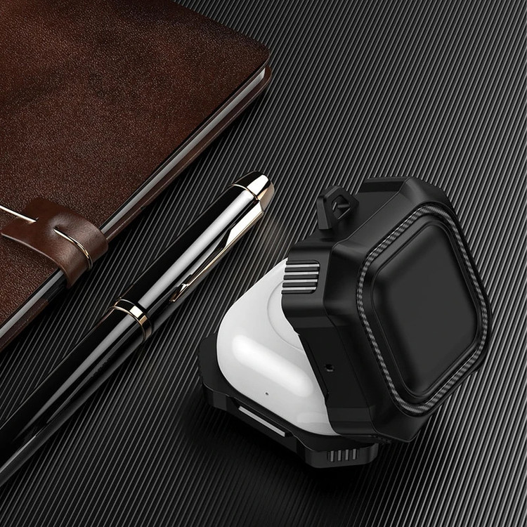 کاور مسیر مدل Zorbes Hyper Armor مناسب برای کیس هدفون سامسونگ بی سیم Galaxy Buds Live / Buds Pro / Buds 2 / Buds 2 Pro / Buds FE