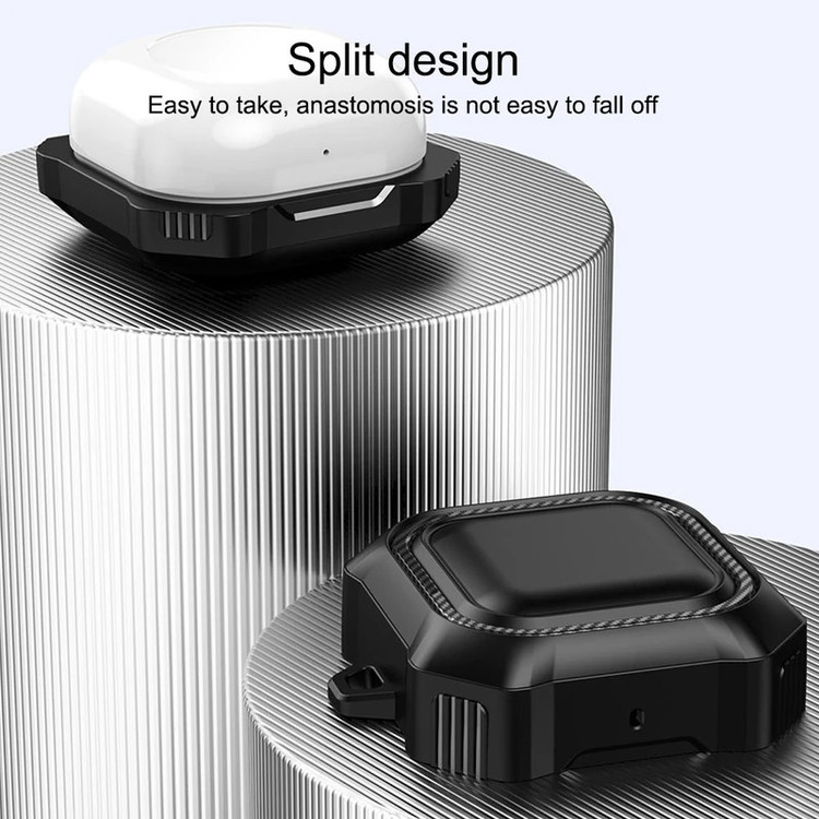 کاور مسیر مدل Zorbes Hyper Armor مناسب برای کیس هدفون سامسونگ بی سیم Galaxy Buds Live / Buds Pro / Buds 2 / Buds 2 Pro / Buds FE