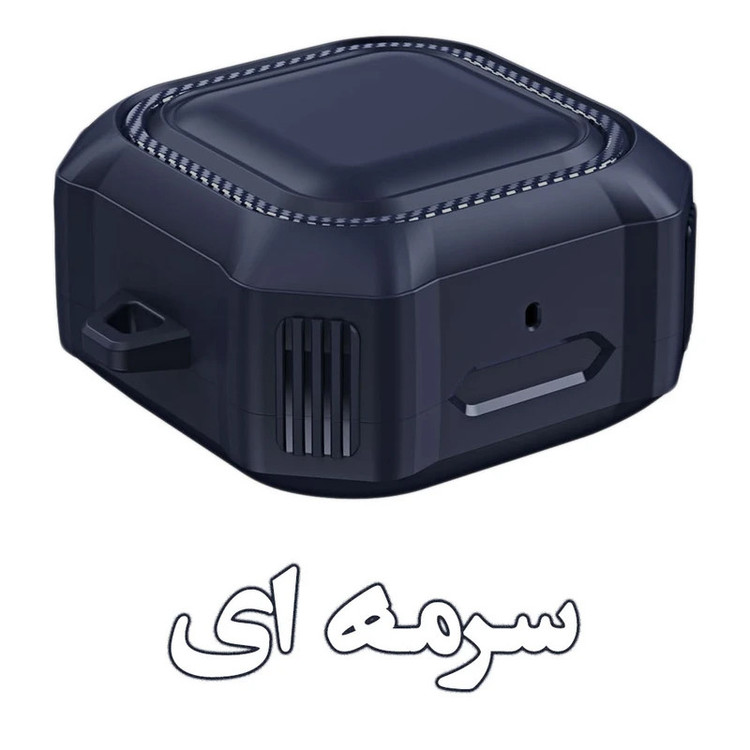 کاور مسیر مدل Zorbes Hyper Armor مناسب برای کیس هدفون سامسونگ بی سیم Galaxy Buds Live / Buds Pro / Buds 2 / Buds 2 Pro / Buds FE
