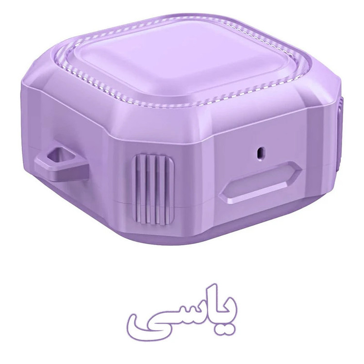کاور مسیر مدل Zorbes Hyper Armor مناسب برای کیس هدفون سامسونگ بی سیم Galaxy Buds Live / Buds Pro / Buds 2 / Buds 2 Pro / Buds FE