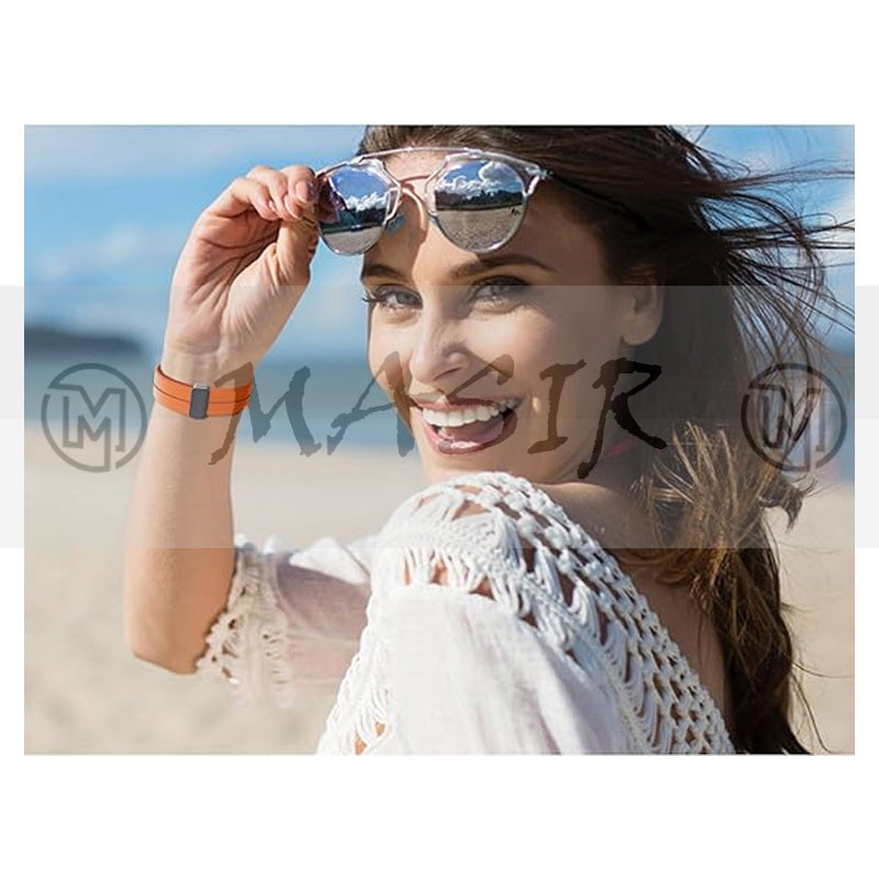بند مسیر مدل Bracelet Correa Magnetic مناسب برای اپل واچ سری 1/2/3/4/5/6/7/8/9/SE سایز 38/40/41 میلی متری