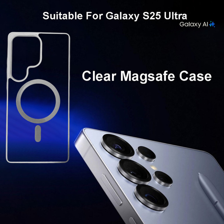 کاور گوف مدل Clear مناسب برای گوشی موبایل سامسونگ Galaxy S25 Ultra
