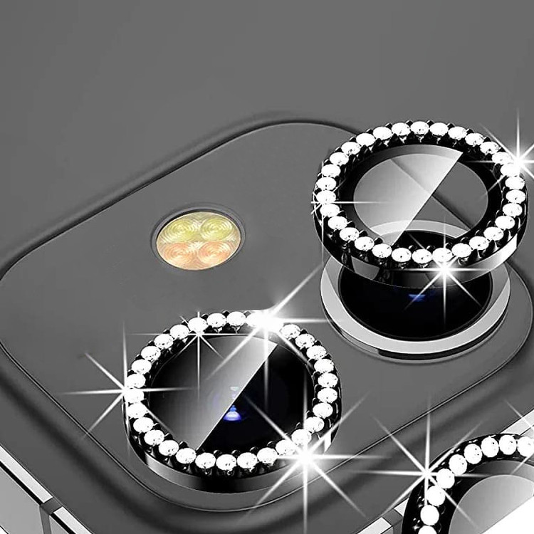 محافظ لنز دوربین گوف مدل رینگی نگین دار مناسب برای گوشی موبایل اپل iPhone 11