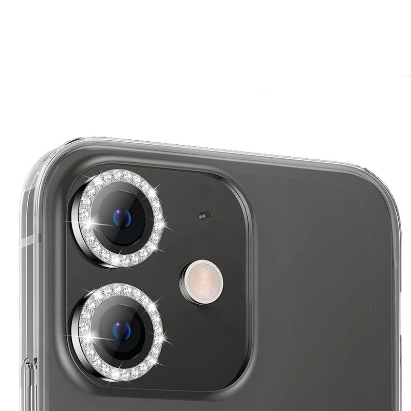 محافظ لنز دوربین گوف مدل رینگی نگین دار مناسب برای گوشی موبایل اپل iPhone 11